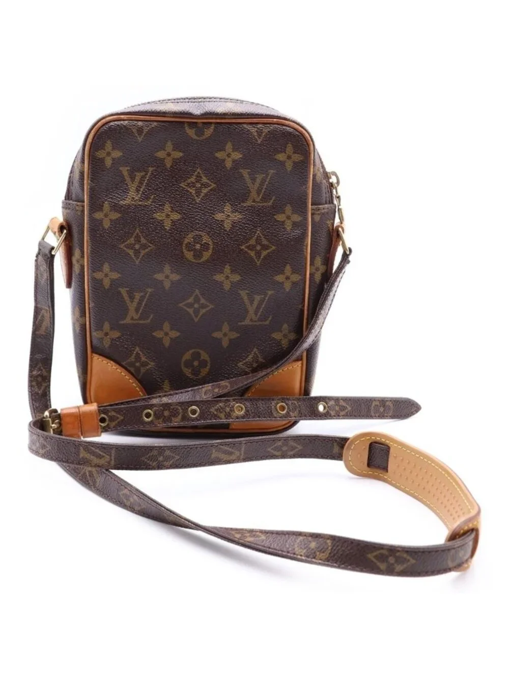 Louis Vuitton Amazon Monogram Lambskin Shoulder Bag Brown